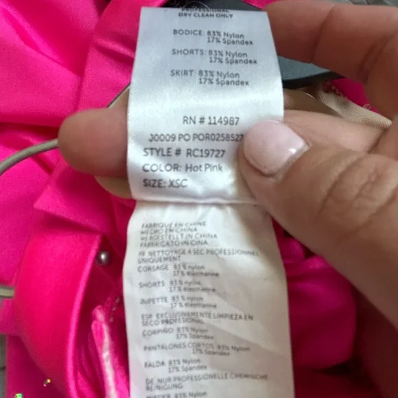 Revolution Hot pink dance dress - EUC - Picture 7 of 8
